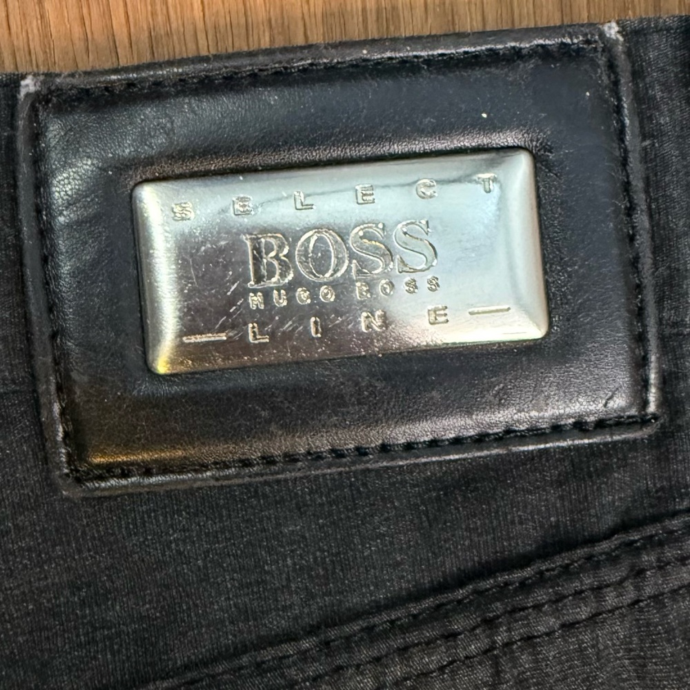 Hugo Boss 36x27 Jeans Pants Select Line Alabama Charcoal Black Altered Tag 36x36